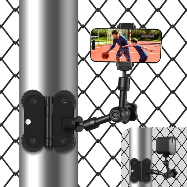 Soporte magnético para cerca UBeesize compatible con iPhone, GoPro y Mevo, incluye bolsa