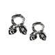 thumbnail image 1 of INSPIRA CHIC 2Pcs 50cm Mujer Animal Leopardo Estampado Floral Cuadrado Pañuelo Cuello Cebra Negra&Cebra Negra, 1 of 7