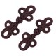 thumbnail image 1 of Botones De Rana Con Nudo Chino, Botones Para Cubierta De Silla, 2 Uds., Para Abrigos, Traje, Cárdigan, Café, 1 of 2
