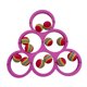 thumbnail image 1 of Juego De Lanzamiento De Piscina Con 12 Bolas, Juguetes Para Deportes Acuáticos, Fiestas, Entretenimiento Acuático, Color Rosa Rojo, 1 of 5