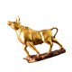 thumbnail image 1 of Accesorios De Escultura De Toro Estatua De Toro Coleccionable Para Muebles Mesa Bar Oro, 1 of 5