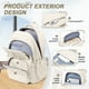 thumbnail image 2 of Water-Resistant School Backpack Nylon Casual Youth Lightweight Bags Adjust Strap Girls Bookbag Zipper Student Laptop Schoolbag, 2 of 3