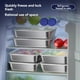 thumbnail image 4 of Bandeja para horno, juego de 4 piezas, con tapa, cuenco de acero inoxidable, rectangular, cuenco para empanar, 25 × 20 × 5 cm, bandeja grande, apta para lavavajillas, 4 of 9