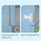thumbnail image 5 of Cerradura para nevera SAFELON, 2 unidades, de seguridad para bebés, color blanco, 5 of 8