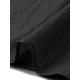 thumbnail image 5 of Agnes Orinda Blusas de Mujer Tallas Grandes Cuello Redondo Volante Manga Corta Blusa de Doble Capa Verano Casual Camisas Sólidas 1X Negro, 5 of 6