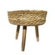 thumbnail image 1 of Macetero Cesto Canasto Maceta De Mimbre Tejida Trenza M, 1 of 1
