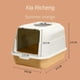 thumbnail image 4 of Anti-Splash Cat Litter Box with Deodorant for Cats - Fully Enclosed Toilet for Hygienic and Odor-Free Use, 4 of 4