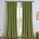 thumbnail image 1 of Cortinas Joydeco de terciopelo verde musgo, opacas térmicas, 132 x 244 cm, 1 of 9