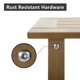 thumbnail image 5 of Mesa Meluvici Adirondack Doble Resistente a la Intemperie – Acabado Teca, 5 of 7