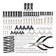 thumbnail image 2 of 197 X Kits de Reparación de Cremalleras, Tirador de Cremallera, Artesanía de Costura de Metal, Tirador de Cremallera Instantáneo para Chaquetas, Abrig, 2 of 5