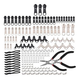 Bothyi - 197 Uds Kits De Reparación De Cremalleras Tirador De Cremallera De Fijación Manual Para Bolsos Chaquetas Ropa