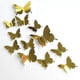 thumbnail image 1 of 12Pcs Children 3D Butterfly Mirror Wall Sticker Decal Wall Art Removable Wedding Christmas Decoration Sticker For Kids Room Bedroom Decor Living Room, 1 of 5