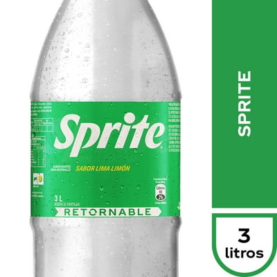 Bebida Limón Original Botella Retornable 3 L Sprite