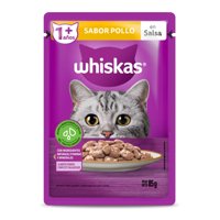 Alimento Húmedo Gato Adulto Sabor Pollo Pouch 85 G Whiskas
