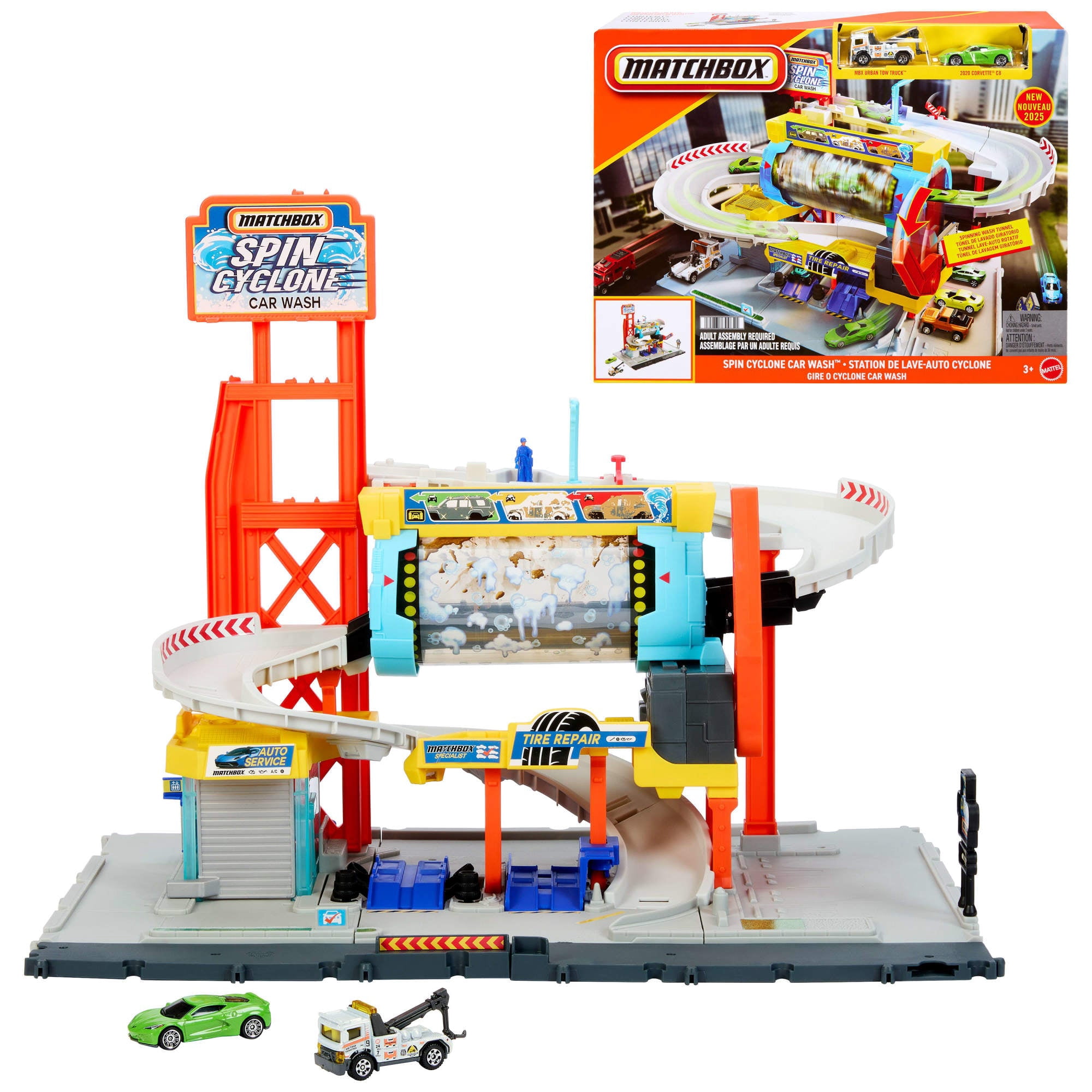 Mattel - Matchbox Set Set Súper Auto Center