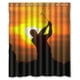 thumbnail image 1 of Cortina de ducha deportiva de golf, juego de cortina de baño con ganchos, tamaño 60 x 72 pulgadas, 1 of 3