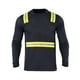 thumbnail image 1 of Polera Híbrida Dual Hi-Vis Manga Larga Azul Talla M, 1 of 3