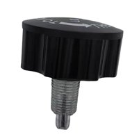 Ioensy - Perilla De Tracción Para Bicicleta Estática M16, Color Negro, Altura 5,8 Cm