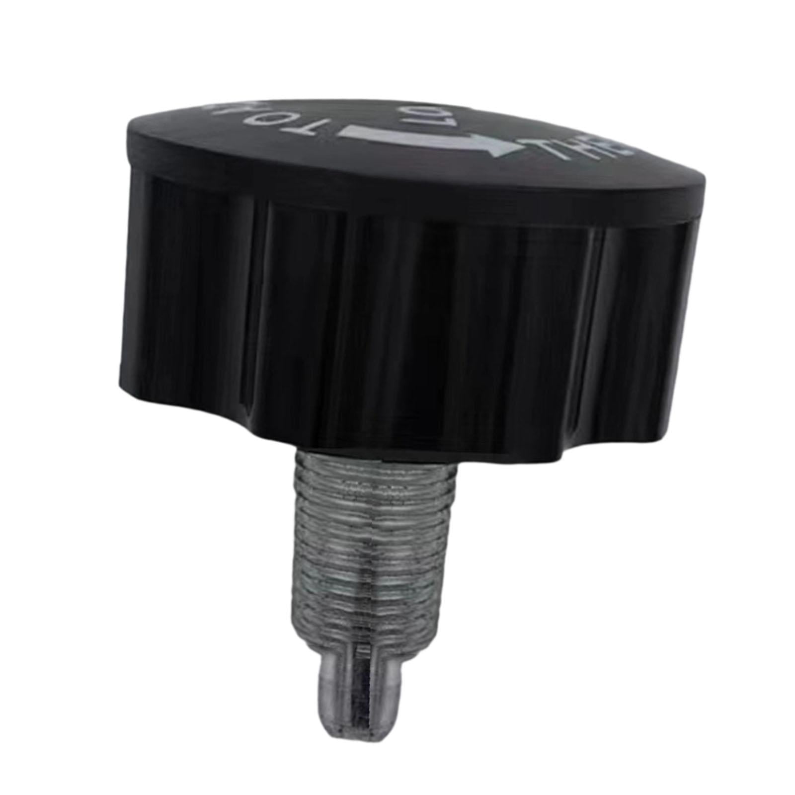 Ioensy - Perilla De Tracción Para Bicicleta Estática M16, Color Negro, Altura 5,8 Cm