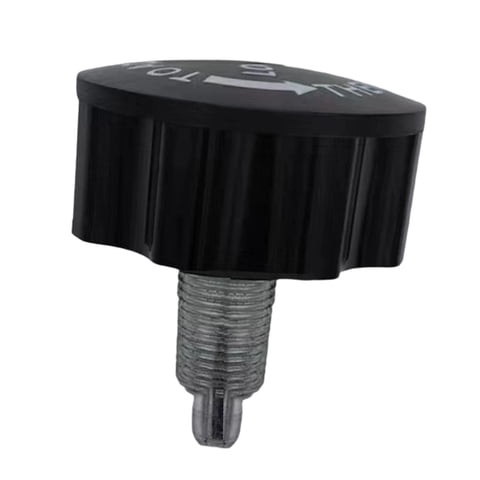 Ioensy - Perilla De Tracción Para Bicicleta Estática M16, Color Negro, Altura 5,8 Cm