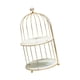 thumbnail image 3 of Postre Cupcake Stand Nordic Cosmetic Rack Para Living Room Dresser Countertop Oro Blanco 2 Niveles, 3 of 5