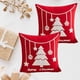 thumbnail image 2 of Pack de 4 Fundas De Cojín De Navidad De 45x45 Cm Con Bordado J12, 2 of 3