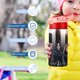 thumbnail image 5 of Los Cuatro FantásticosBotella de Agua con Tapa Pop Top de Un Toque, Acero Inoxidable, a Prueba de Fugas, para Deportes, Botella Infantil rosa 12 oz, 5 of 6