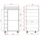 thumbnail image 3 of Bar Mueble Dukat Wengue - Negro, 3 of 3