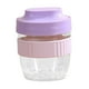 thumbnail image 1 of Vaso Para Ensalada Con Tapa, Cuchara, Vaso Para Guardar Ensaladas, Para Preparar Comidas De Desayuno, Vegetales, 480 Ml, Morado, 1 of 3