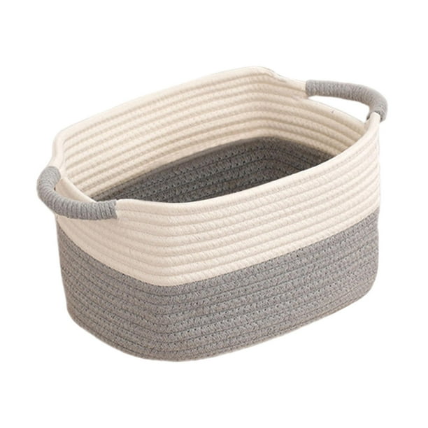 Cesta De Almacenamiento, Cesta De Toallas, Caja De Almacenamiento Para Sala De Estar, Organización De Mesa, 33cm X 24cm X 18cm
