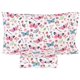 thumbnail image 1 of Juego de sábanas Scientific Sleep para cama individual con mariposa rosa, 1 of 5