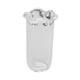 thumbnail image 5 of Jarrón De Vidrio Pequeño, Transparente, Ideal Como Regalo Para El Hogar, La Sala De Estar O El Escritorio., 5 of 5