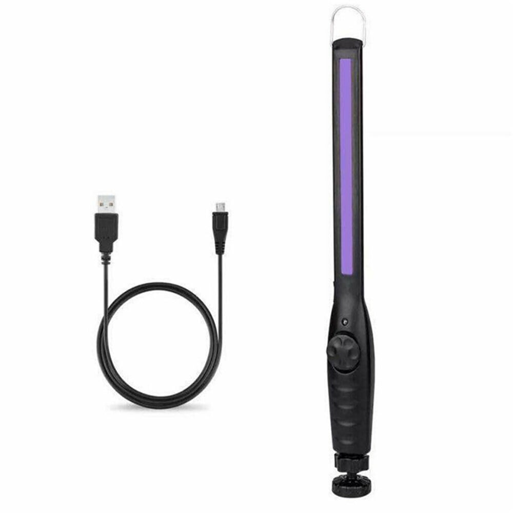 Xusx111 - Sanitizador De Luz Uv, Lámpara Portátil De Desinfección De Luz Uv Sanitizador De Luz Ultravioleta Recargable Usb Para El Hogar Hotel Coche De Viaje Mata Gérmenes Virus Y Bacterias Vara De De