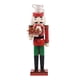 thumbnail image 4 of Figura De Cascanueces De Madera, Juguete Artesanal De 14 Pulgadas Para Chimenea, Decoración Festiva, Estilo D, 4 of 5
