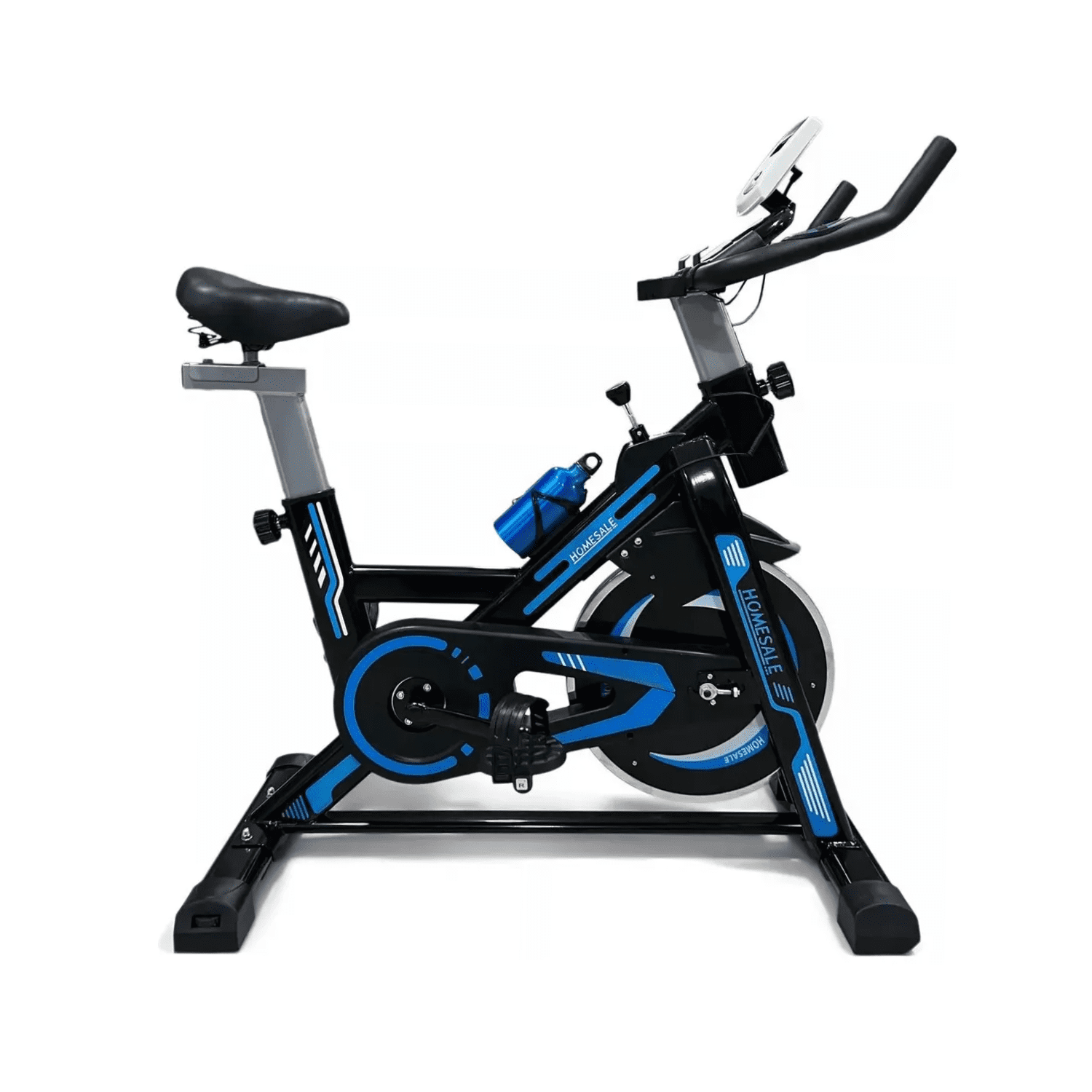 Importclick - Bicicleta Estática Spinning Profesional 120 Kg Azul