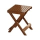 thumbnail image 2 of Taburete Plegable Taburete De Camping Portátil Silla De Camping Para Playa Patio Trasero Viaje Marrón, 2 of 5