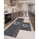 thumbnail image 4 of Set 2 Piezas Alfombra de Cocina Goma Antideslizante Diseño Estampado, 4 of 6