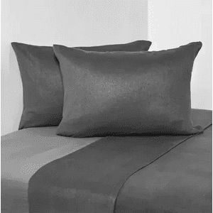 Genérico - Sabana Polar 2 Plazas Diseño Liso Color Gris