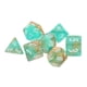 thumbnail image 2 of Juego De Dados Multifacéticos De 7 Piezas, Juegos De Mesa, Accesorios Para Fiestas, Juguetes Educativos, Verde Y Café, 2 of 5