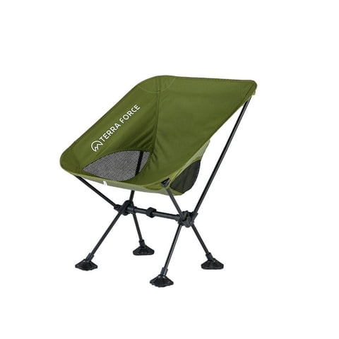 Terra Force - Silla Plegable Camping Ultra Portable Verde