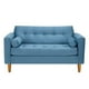 thumbnail image 1 of Sofa Retro 2c Felpa 04 Azul Petroleo, 1 of 6