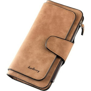 Veat00L - Billetera Larga Para Mujeres, Bolso Para Mujeres Con Cerradura Rfid, Tarjeta De Visita De Gran Capacidad, Material Pu, Regalo Perfecto