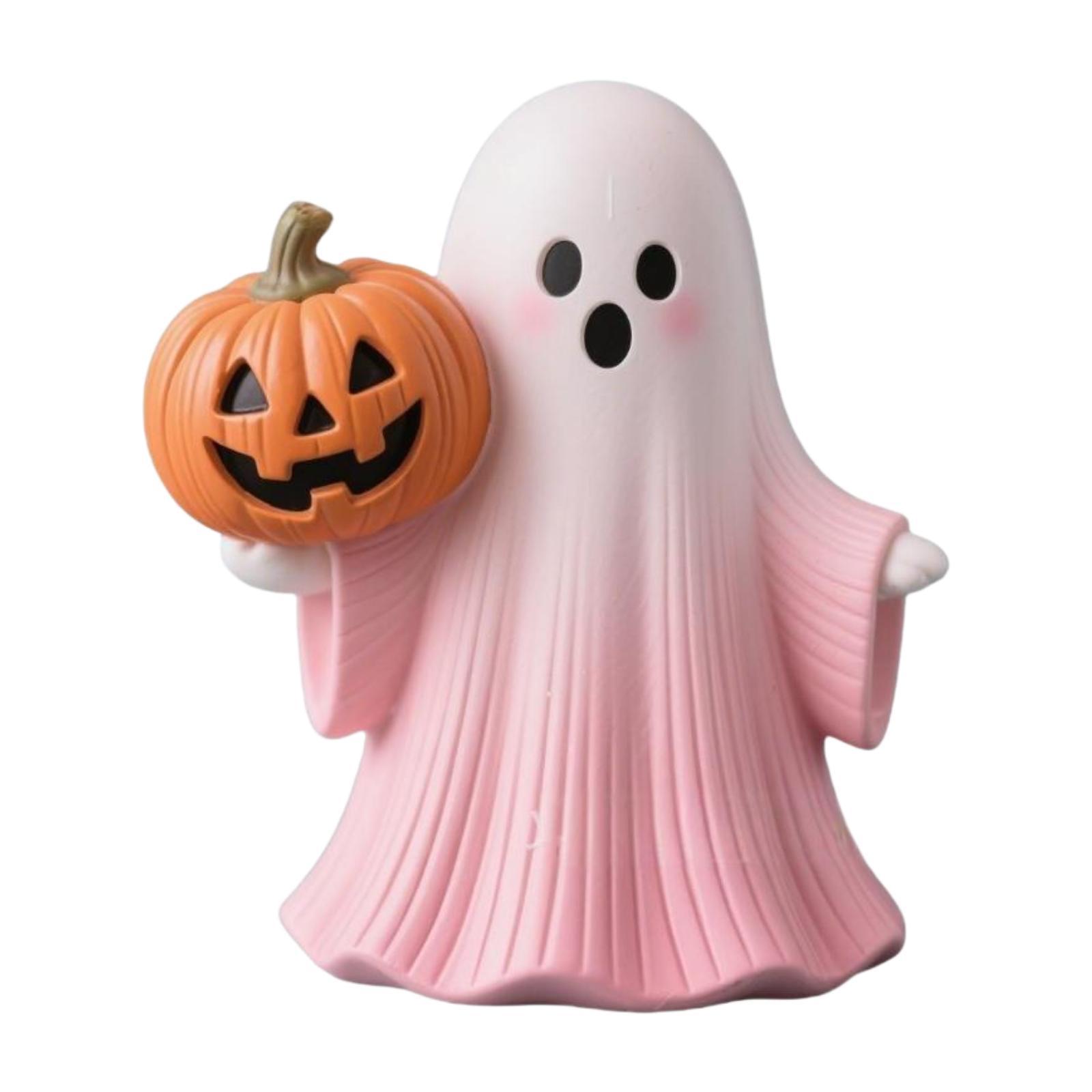 Bothyi - Estatua De Calabaza En Miniatura De Halloween Para Estantería, Mesa, Estilo Granja B