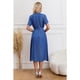 thumbnail image 3 of Vestido Largo Primavera Mujer Semi Formal Casual Con Mangas Premium323, 3 of 3