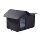 thumbnail image 4 of Refugio de gato al aire libre Cat Hut Hut plegable Refugio de gato Gato Refugio Cave Cave Cave Bed para césped interior Gatito en el patio trasero negro, 4 of 5