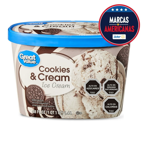 Helado Cookies & Cream Pote, 1,4 L