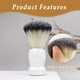 thumbnail image 3 of Cepillo facial de pelo suave para hombres, cepillo de afeitar manual antiguo, cepillo de espuma para crema de afeitar con jabón, cepillo para barba de barbería, 3 of 5