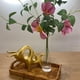 thumbnail image 2 of Toro ornamental estilo nórdico dorado, 2 of 6