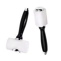 Bothyi - Martillo Manual De Nailon Para Tallar Cuero, 2 Piezas, Para Trabajos De Cuero Hechos A Mano