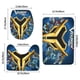 thumbnail image 3 of Voltron: Defensor Legendario Juego de 3 alfombras de baño de coral fleece: tapete de baño + alfombra de inodoro en forma de U + funda de tapa de inodoro en forma de O, 3 of 6